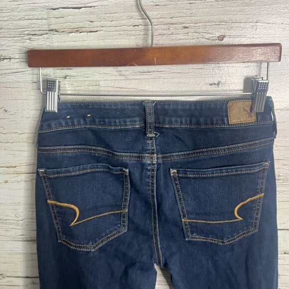 American Eagle Denim Jeans blue Size 4 jeggings - Picture 6 of 8